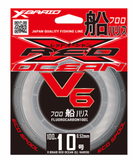 YGK X-BRAID RED OCEAN V6 船ハリス (子線-前導線-碳線-碳纖線-魷魚-路亞-船釣)
